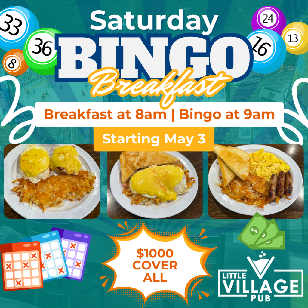 Saturday Breakfast Bingo at Little Village Pub