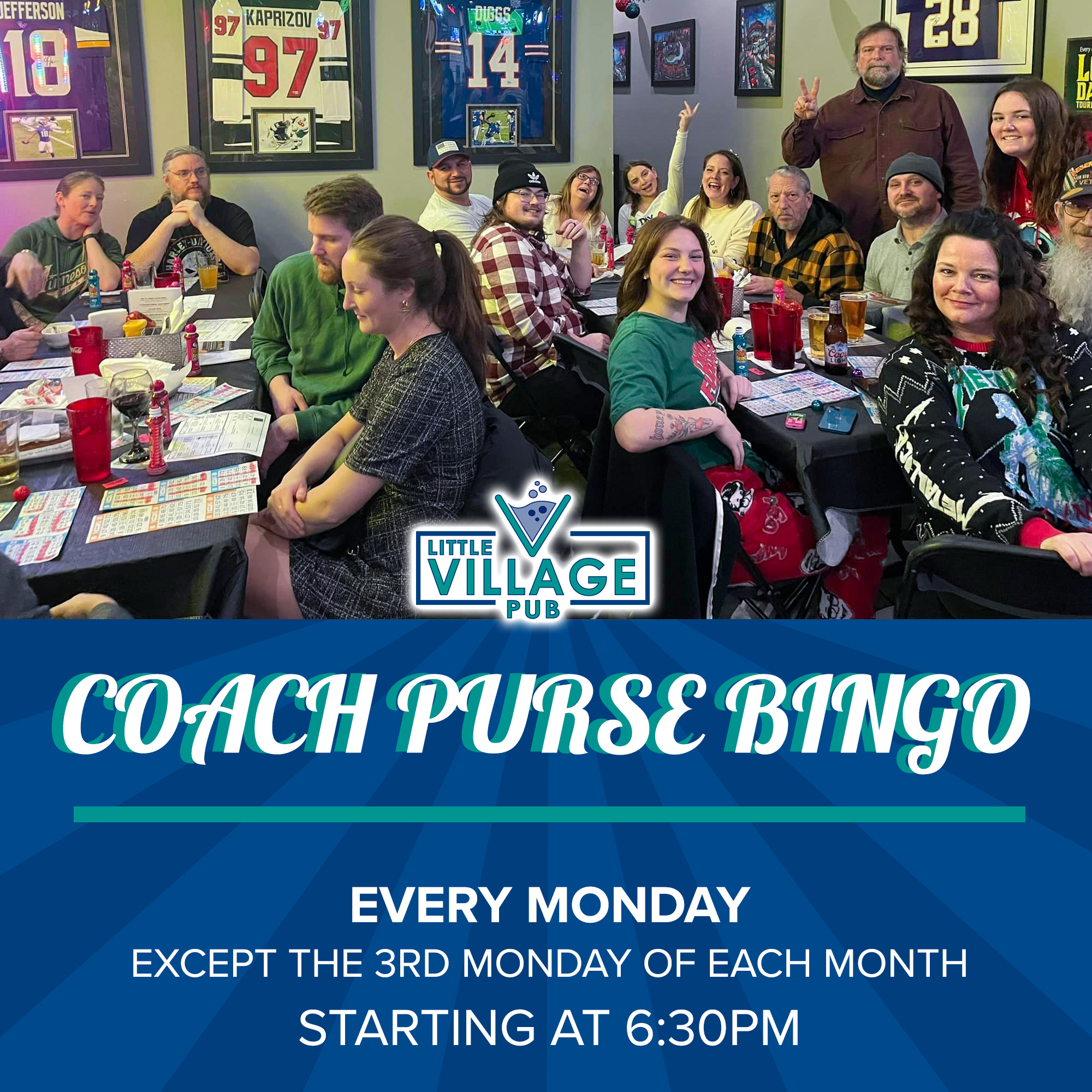 Purse Bingo at Little Village Pub