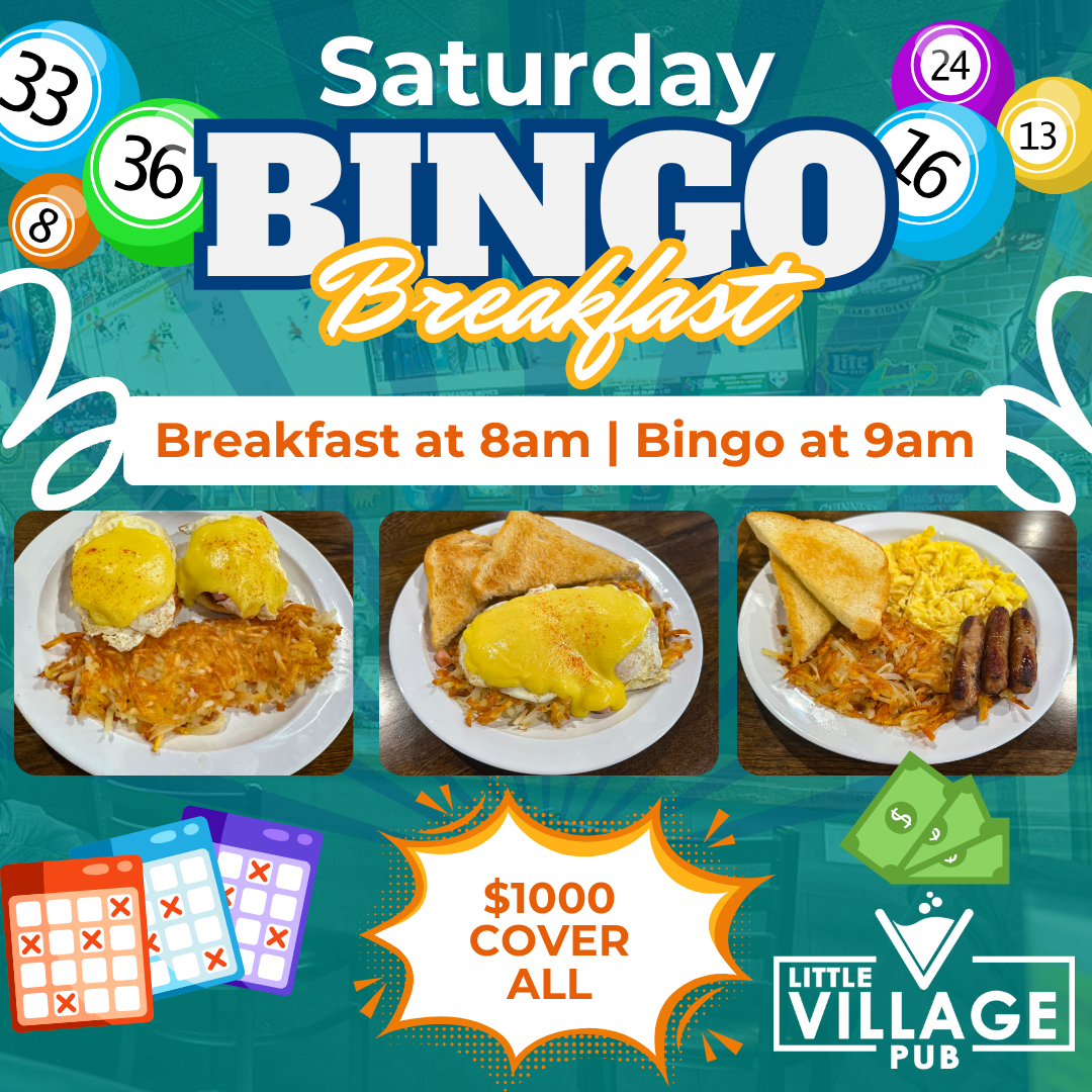 Saturday Breakfast Bingo
